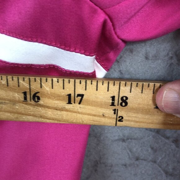 Vintage Giancarlo Ferrari Jacket Womens 4P Petite Hot Pink White Trim Preppy NEW - Picture 5 of 16